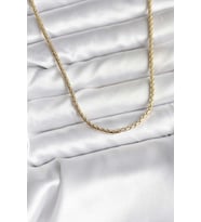 14K Gold Renk Kaplama Zincir Model CM Kadın Kolye 5886