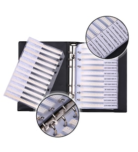 4250 Parça Smd 0805 Direnç Seti Kitabı 1% Sample Book