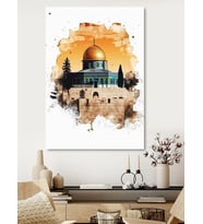KUDÜS RESİM KANVAS TABLO EV DUVAR SALON ODA MUTFAK HOL HEDİYELİK DEKARASYON SÜSÜ ÖLÇÜ SEÇİNİZ