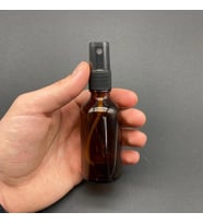 50 Ml Kahverengi Cam Şişe Beyaz Spreyli ,  50Cc Amber Spreyli Boş Şişe x 6 Adet