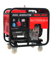 Solax SDJ11000ME3 10kVa 668cc 150kg Tekerli Marşlı Trifaze Dizel Jeneratör