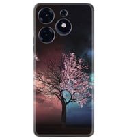 Spark 10 Pro Kılıf Resimli Desenli Silikon Platinium Series Heaven Tree 1859