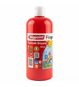 Bigpoint Parmak Boyası 500 gram Kırmızı