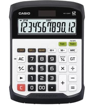 Casio WD-320MT 12 Hane Suya-Toza Dayanıklı Masa Üstü Hesap Makinesi
