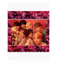 Bts Tablo C01 Ahşap Poster Dekoratif Kod6046