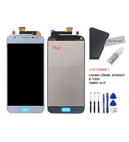 Samsung Galaxy J3 PRO - SM-J330F Uyumlu Lcd Ekran Dokunmatik Servis Lcd MAVİ + B-7000 + TAMİR SETİ