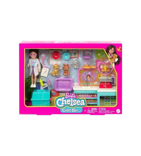 Barbie HGT12 Chelsea Meslekleri Öğreniyor Veteriner Oyun Seti