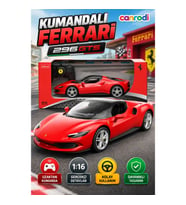 94600 Kumandalı Ferrari 296 GTS 1:16 Kırmızı