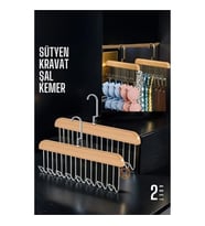 TransForMacion Dolap İçi Askı 2 adet Sütyen Şal Kravat Kemer Çanta 720103