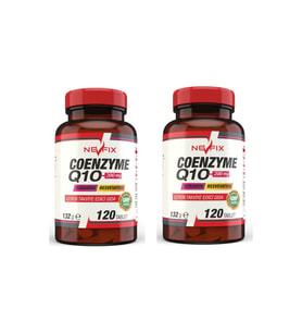 Nevfix Coenzyme Q10 200 Mg Koenzim Q10 120 Tablet 2 Kutu