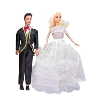 Anlily Gelin ve Damat Bebekler