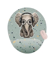 cmllashop fikirler Minik Sevimli Fil Bilek Destekli Mouse Pad 542093 (Çok Renkli)
