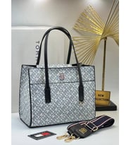 Kadın Kol Çantası Ekstra Çapraz Askılı Size 23/26 Cm (Siyah)