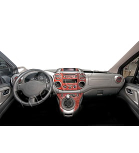 Meriç® Citoren Berlingo Ön Torpido Kaplama Maun 40 Parça 2008-2018 (Maun)