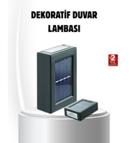 Solar Güçlü 6 LED Dış Mekan Lambası – Otomatik Aç/Kapa Işık Sensörlü Aydınlatma