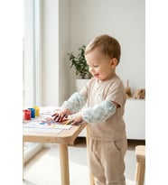 Sıvı Geçirmez Lastikli Bebek Mama Beslenme Kolluğu Seti Çocuk Aktivite Etkinlik Kol Kılıfı D.Yeşil