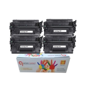 Canon Çipli CRG057 4'lü Ekonomik Paket Garantili Uyumlu Toner Lbp223dw Lbp226dw CRG 057 Muadil Toner