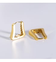 14 Ayar İtalyan Modern Altın Küpe 3,8 gr