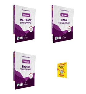 9. Sınıf 2025 Matematik Kimya Biyoloji Soru Bankası