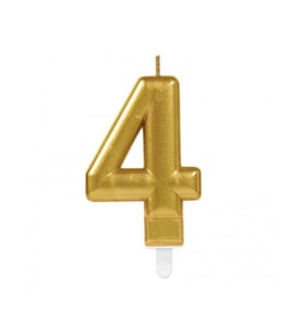 4 Rakam Mum Gold Renk (5343)