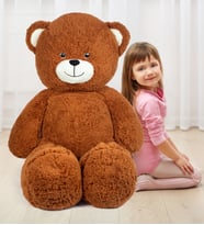 Peluş Sevimli Yumuşak, Kıvırcık Popi Ayıcık 100 Cm
