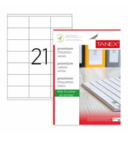 Tanex Laser Etiket Kod 2124 70mm x 42.43mm