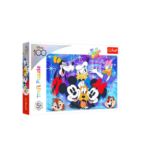 Disney Mickey Mouse ve Arkadaşları 100 Parça Çocuk Puzzle 5+
