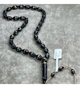 Kuka Mercan İşlemeli Tesbih 30 CM