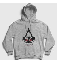 Presmono Unisex Gri Robe Assassin's Creed Kapüşonlu Sweatshirt 24360tt (Gri)