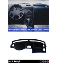 Mıtsubıshı Carısma Ekransız (1995-2005) 3d Torpido Koruma Kılıfı - Ön Göğüs Kaplama - Mavi Şerit