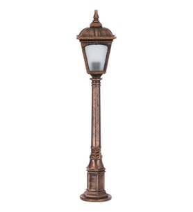 AVONNI BSU-68185-BKR-M2-B Kahverengi Boyalı Dış Mekan Aydınlatma E27 ABS Polikarbon Cam 20cm