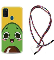 Samsung M21 M22 M23 M30 M31S M32 Kılıf Boyun Asklı Rasta Silikon Avo Şekerto 1626