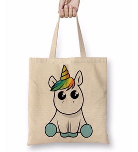 Bebek Unicorn Bez Çanta Uzun Saplı