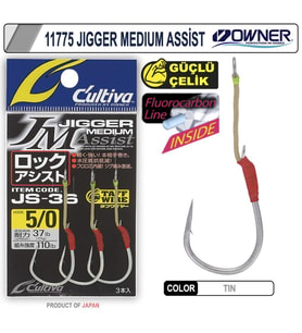 Owner Cultiva 11775 Jigger Medium Assist İğne 5/0