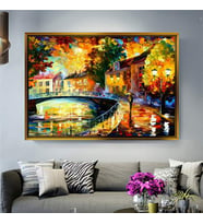 Altın Çerçeveli dekoratif tablo l983 (Gold)