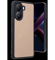 Poco X7 Pro Kılıf Aras Deri Kapak - Pudra