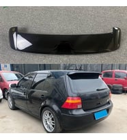 vw golf 4 (1998-2003) uyumlu plastik parlak siyah spoiler