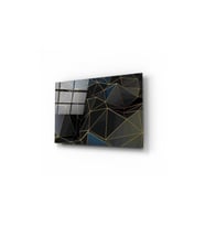 Soyut Desenler Cam Tablo 4 50x70 Cm