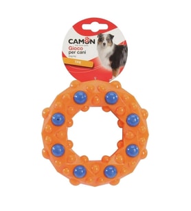 Camon TPR Geometrik Halka Şeklinde Dayanıklı Köpek Çiğneme Oyuncağı 14.5 Cm