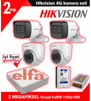 Hikvision Marka Full HD ColorVU Montaj Dahil Şok Fiyat