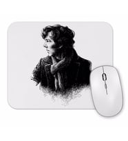 Sherlock Holmes Sherlocked Drawing Mouse Pad