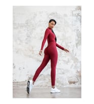 Bordo Arkası Büzgülü ( Scrunch Butt ) Spor Tayt
