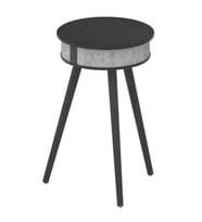 Doppler Siyah Barista Bluetooth Hoparlör ve Kablosuz Şarj Özellikli Ayaklı Sehpa