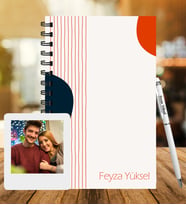Kişiye Özel Ahşap Defter Kalem & Instagram Çerçeve Hediye Seti