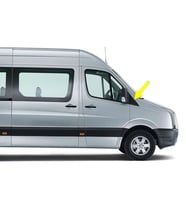 VW Crafter 2006-2016 Sağ Dış Dikiz Aynası Ön Kapağı Üçgen 2E0857568