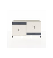 Hyperion Konsol 5 Raflı 2 Çekmeceli 4 Kapaklı 176x44x99 Aytaşı-Aytaşı/Antrasit