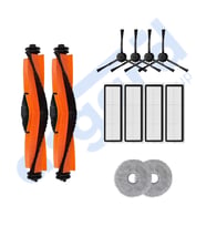 DREAME X20 MAX-X20 PRO UYUMLU 2 Ana Fırça 4 Yan Fırça 4 Filtre 2 Mop