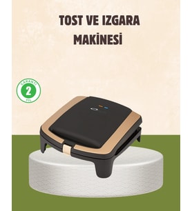 Tost Makinesi Isı Kontrollü 4 Dilim Kapasiteli