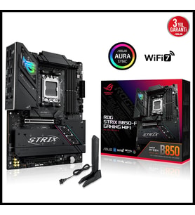 Asus Rog Strıx B850-f Gamıng Wıfı7 Neo, 4xddr5, 4x M2, Hdmı, Dp, 2xtype-c, Wi-fi 7, Bluetooth V5.4,