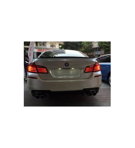 bmw f10 uyumlu plastik parlak siyah m spoiler-spoyler